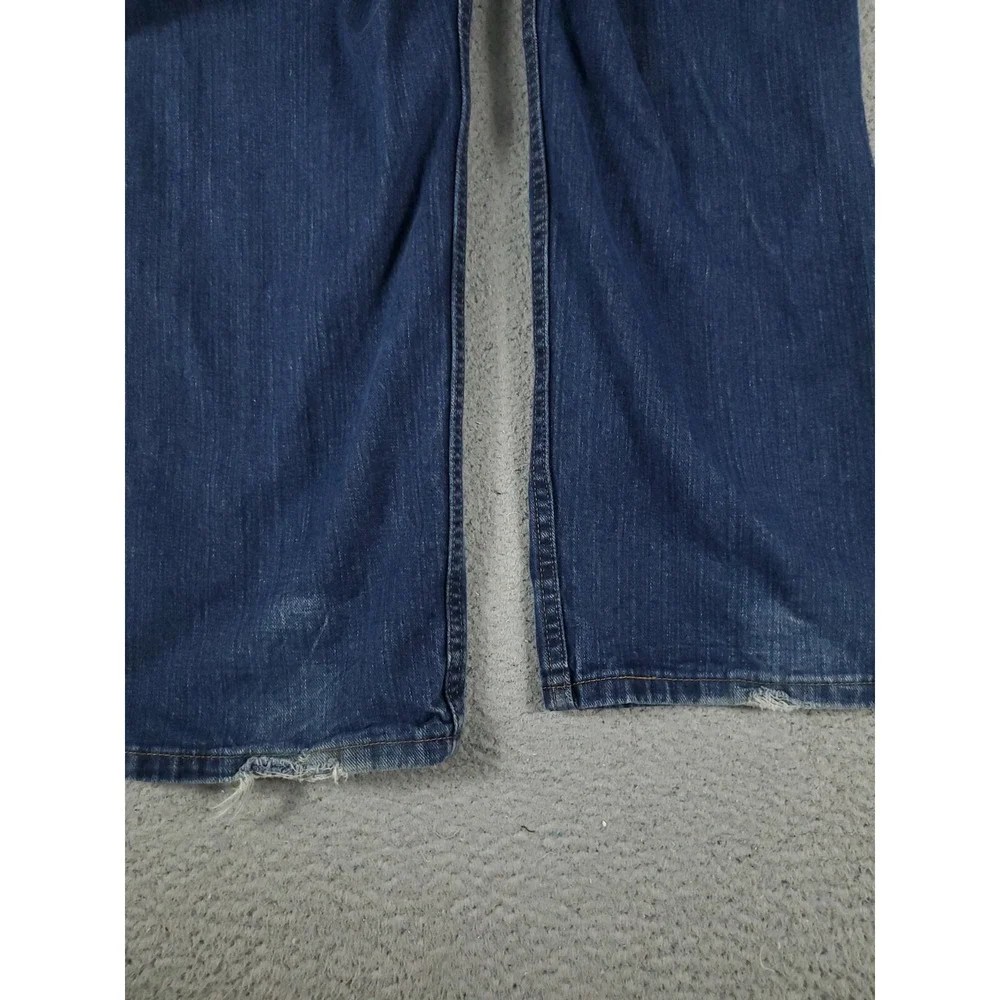 Nautica Jeans Mens Size 38x30 Blue Straight Leg Denim Pants *